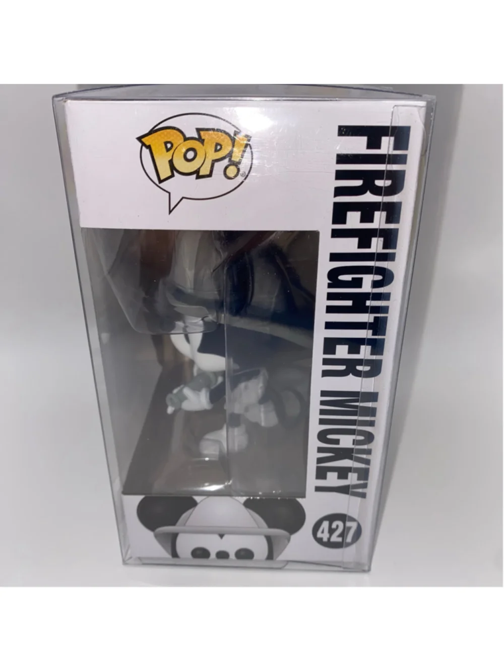 Funko Pop! Disney Mickey Mouse Firefighter Figure 427 Black and White